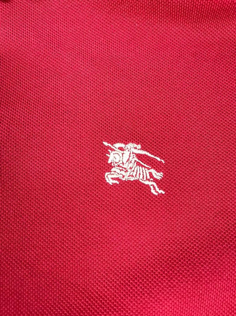 Burberry Burberry Red Embroidered Long Sleeve Polo-yf Size US M / EU 48-50 / 2 - 4 Thumbnail
