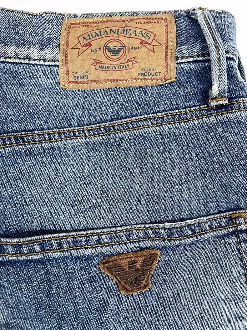 Emporio Armani Armani Washed Blue Casual Jeans-yf Size US 32 / EU 48 - 3 Thumbnail