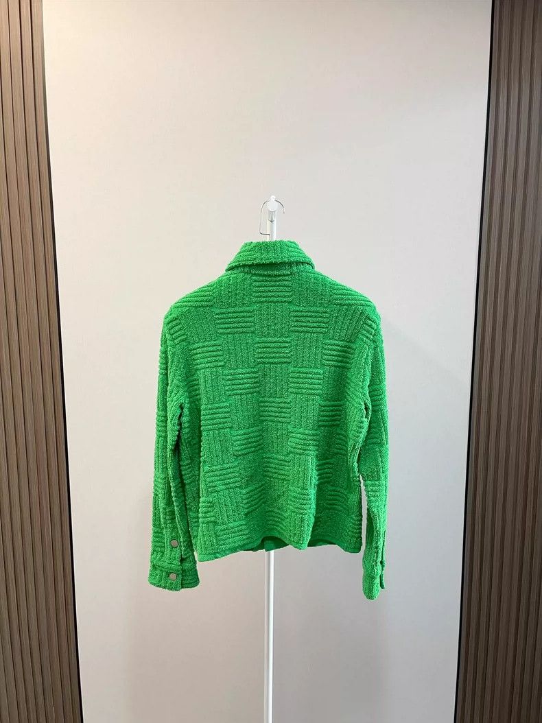 Bottega Veneta Bottega Veneta Green Checked Jacket-yf Size US S / EU 44-46 / 1 - 2 Thumbnail