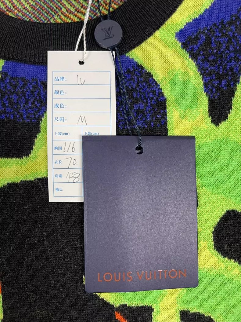 Louis Vuitton Louis Vuitton Flame Print Long Sleeve Sweater-yf Size US M / EU 48-50 / 2 - 3 Thumbnail