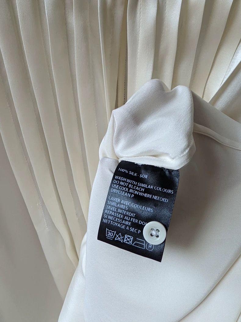 Ann Demeulemeester Ann Demeulemeester Silk Long Sleeve Shirt-yf Size US M / EU 48-50 / 2 - 5 Thumbnail