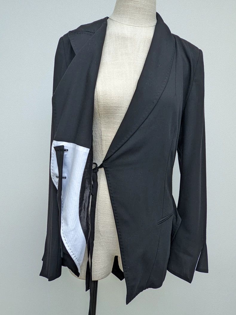 Ann Demeulemeester Ann Demeulemeester Deconstructed Blazer-yf Size US M / EU 48-50 / 2 - 3 Thumbnail