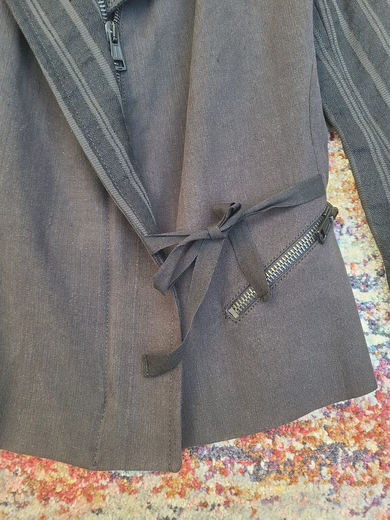Ann Demeulemeester Ann Demeulemeester Silk Blend Jacket-yf Size US M / EU 48-50 / 2 - 5 Thumbnail