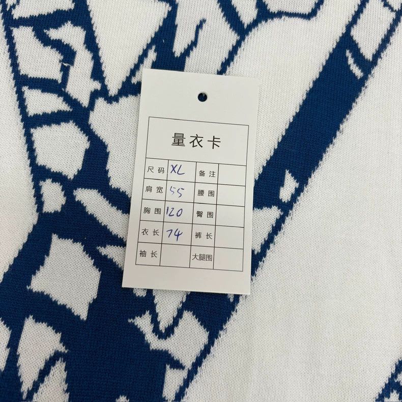 Louis Vuitton Louis Vuitton Snow Logo Knit Short Sleeve-yf Size US XXL / EU 58 / 5 - 8 Thumbnail