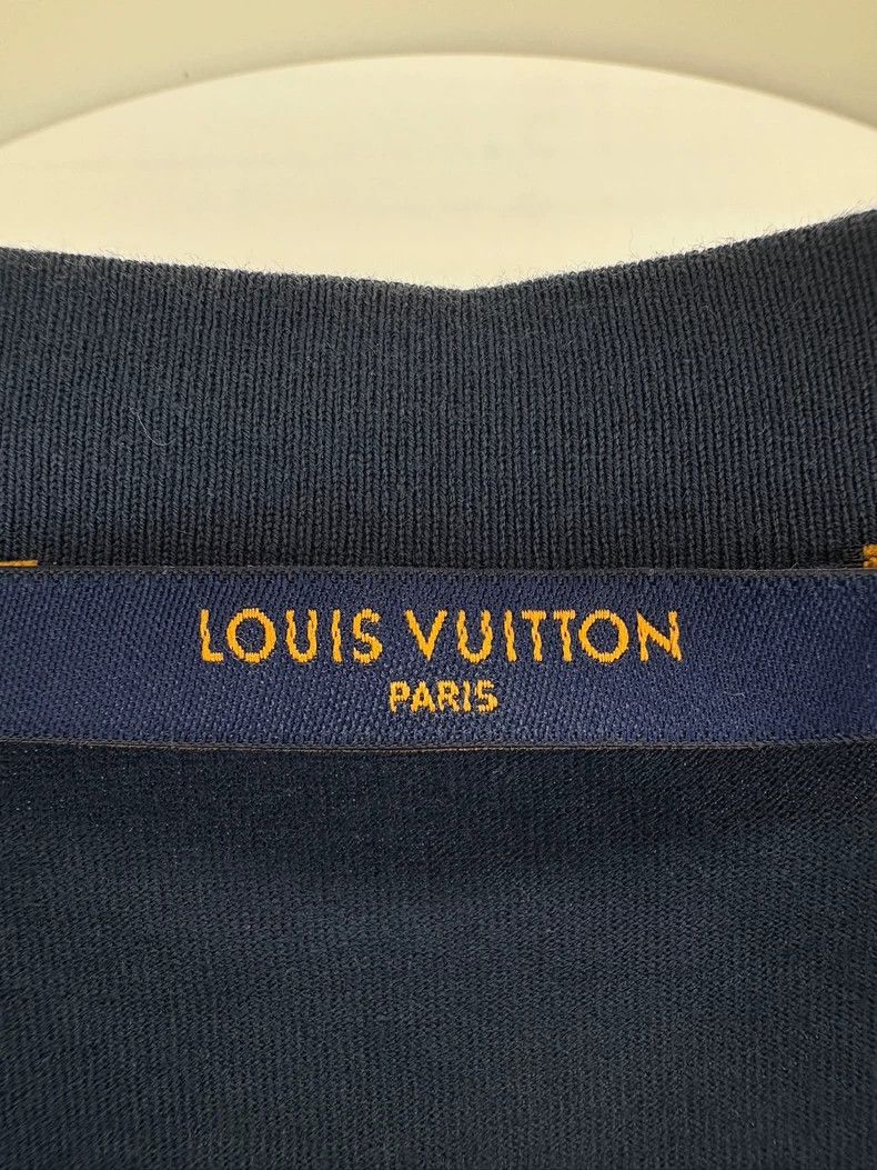 Louis Vuitton Louis Vuitton Blue Gradient Short Sleeve Tee-yf Size US L / EU 52-54 / 3 - 5 Thumbnail