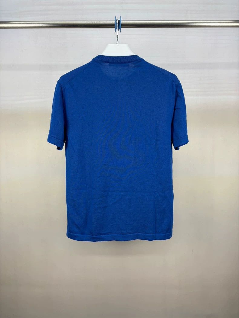 Louis Vuitton Louis Vuitton Blue Cloud Print Knit Tee-yf Size US M / EU 48-50 / 2 - 2 Thumbnail