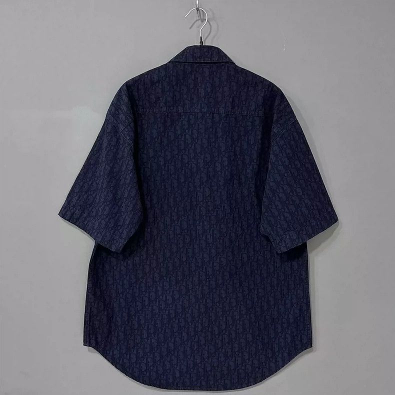 Dior Dior Dark All-Over Print Short Sleeve Shirt-yf Size US M / EU 48-50 / 2 - 3 Thumbnail