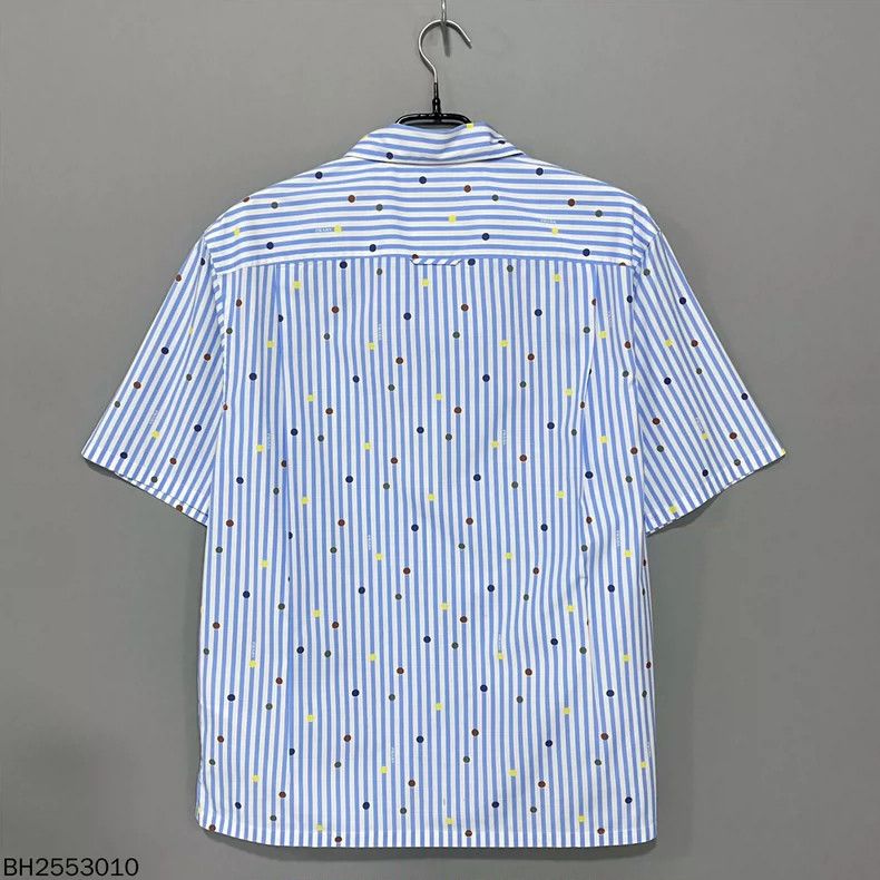 Louis Vuitton Louis Vuitton Striped Short Sleeve Shirt-yf Size US M / EU 48-50 / 2 - 3 Thumbnail