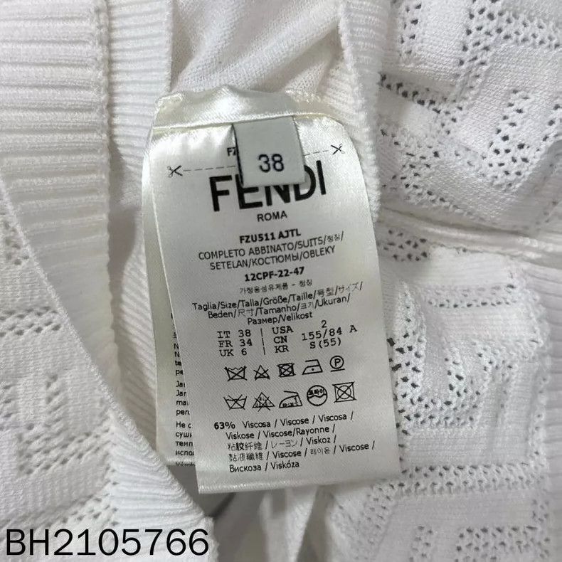 Fendi Fendi Monogram Cardigan Skirt Vest Set-yf Size US M / EU 48-50 / 2 - 8 Thumbnail