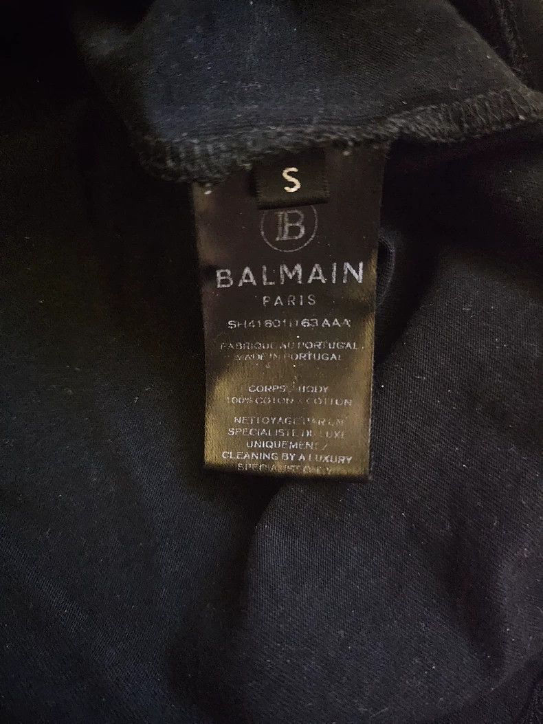 Balmain Balmain Paris Graphic Print Short Sleeve T-Shirt-yf Size US S / EU 44-46 / 1 - 5 Thumbnail