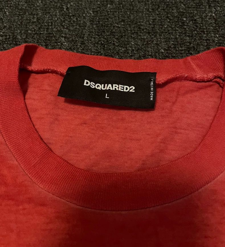 Dsquared2 Dsquared2 Red Graphic Short Sleeve T-Shirt-yf Size US L / EU 52-54 / 3 - 3 Thumbnail