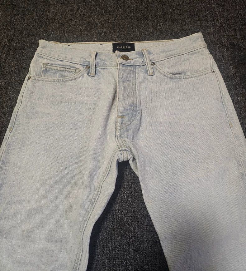 Fear of God Fear of God Light Blue Denim Jeans-yf Size US 30 / EU 46 - 2 Thumbnail