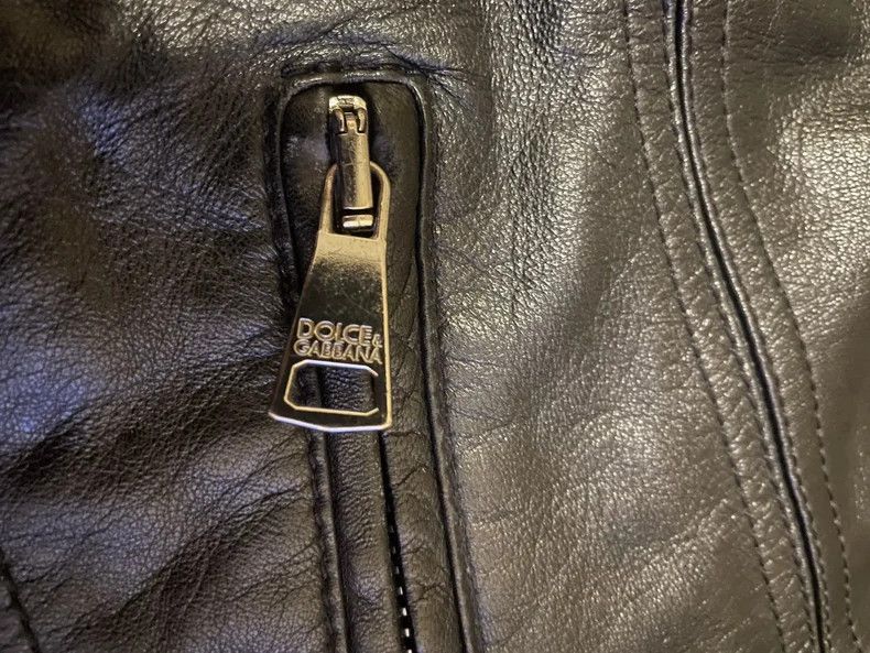 Dolce & Gabbana Dolce&Gabbana Leather Jacket-yf Size US L / EU 52-54 / 3 - 4 Thumbnail