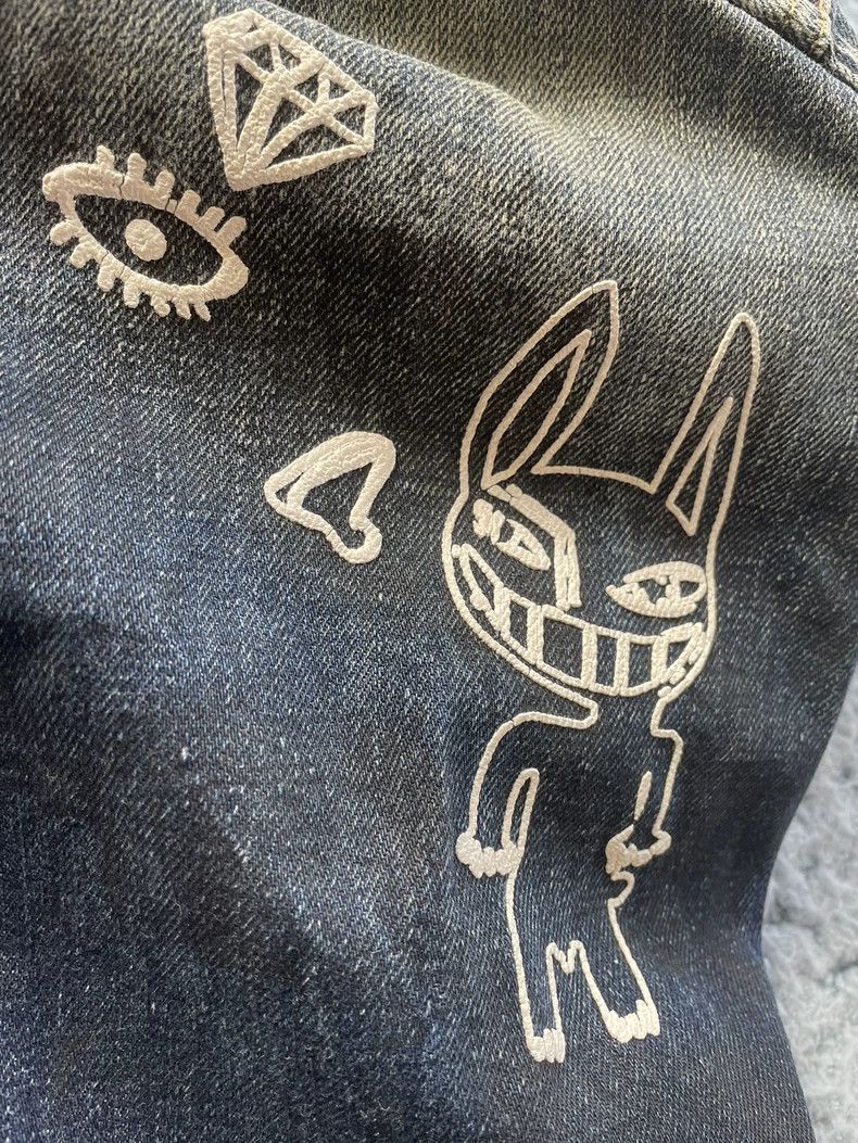 Dsquared2 DSquared2 Denim Jacket Graffiti Monster-yf Size US L / EU 52-54 / 3 - 3 Thumbnail
