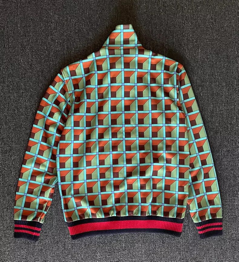 Gucci Gucci Colorful Grid Pattern Jacket-yf Size US M / EU 48-50 / 2 - 2 Thumbnail