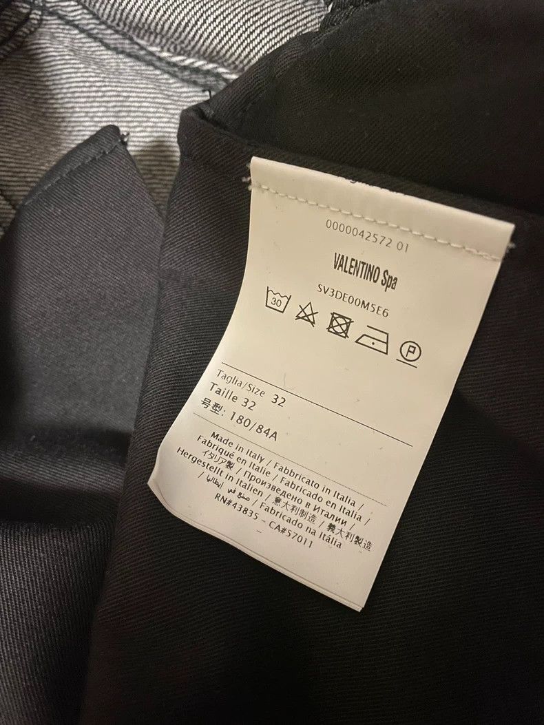 Valentino Valentin Black Gray Denim Jeans-yf Size US 32 / EU 48 - 5 Thumbnail