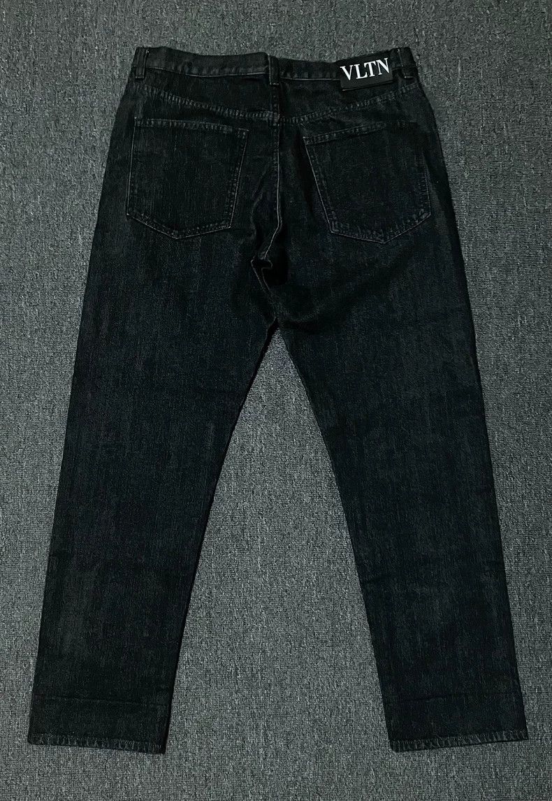Valentino Valentin Black Gray Denim Jeans-yf Size US 32 / EU 48 - 2 Thumbnail