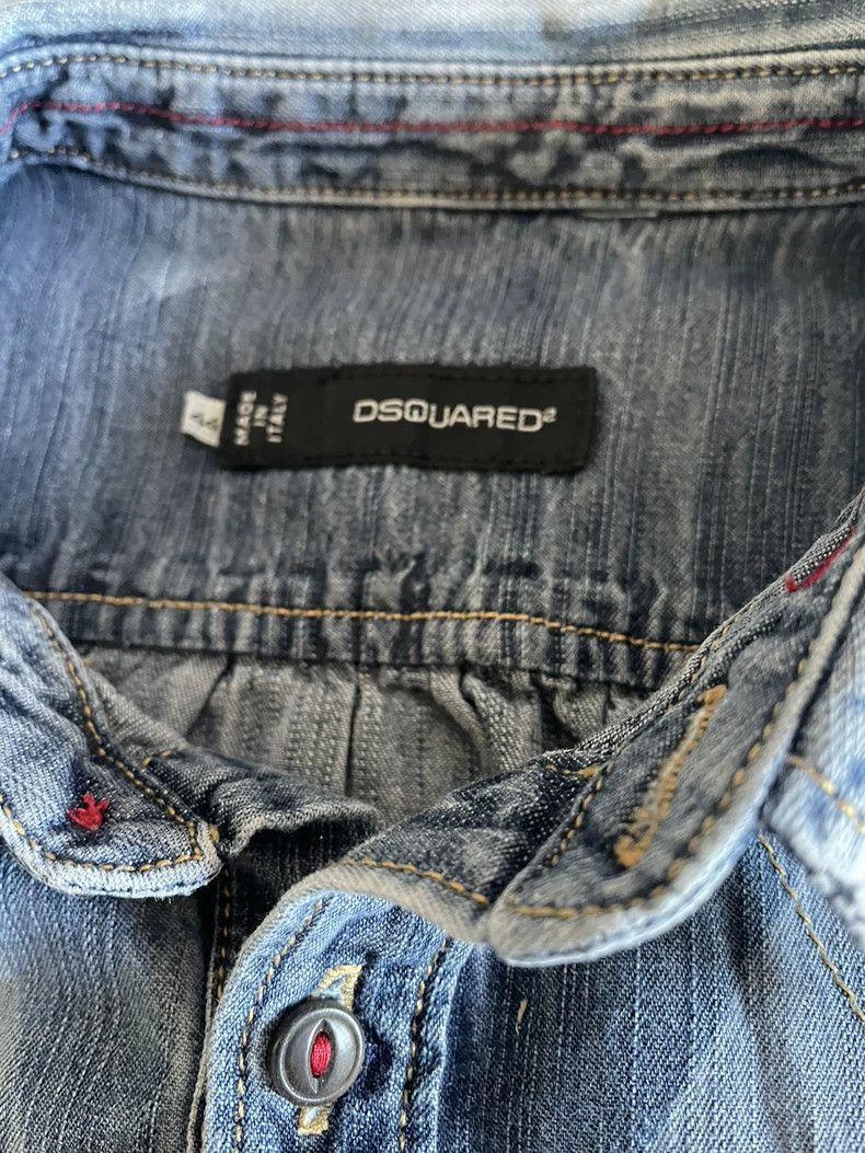Dsquared2 Dsquared2 Classic Washed Denim Shirt-yf Size US L / EU 52-54 / 3 - 3 Thumbnail