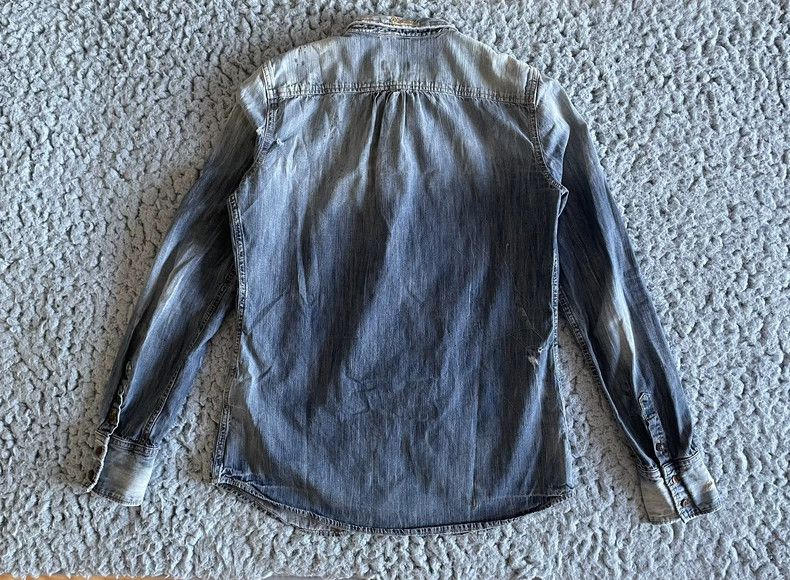 Dsquared2 Dsquared2 Classic Washed Denim Shirt-yf Size US L / EU 52-54 / 3 - 2 Thumbnail