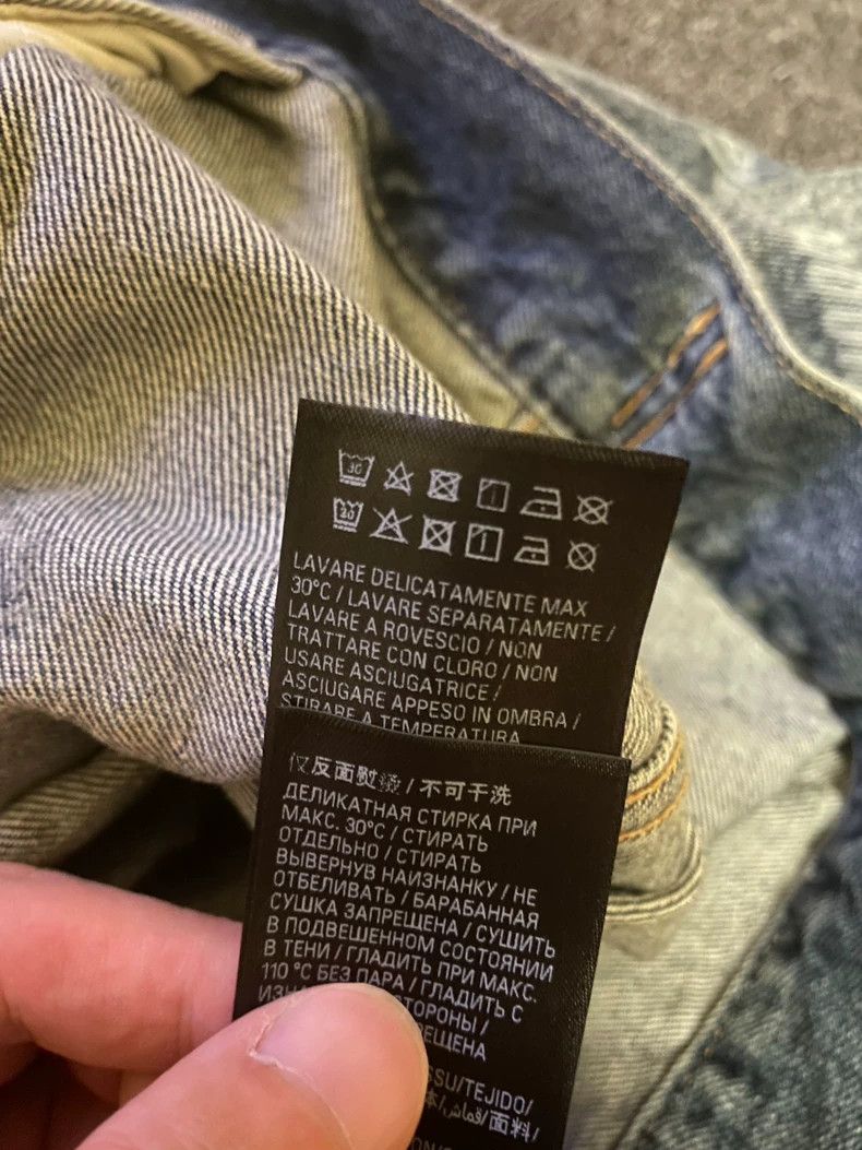 Balenciaga Balenciaga Oversized Logo Denim Jacket-yf Size US M / EU 48-50 / 2 - 6 Thumbnail