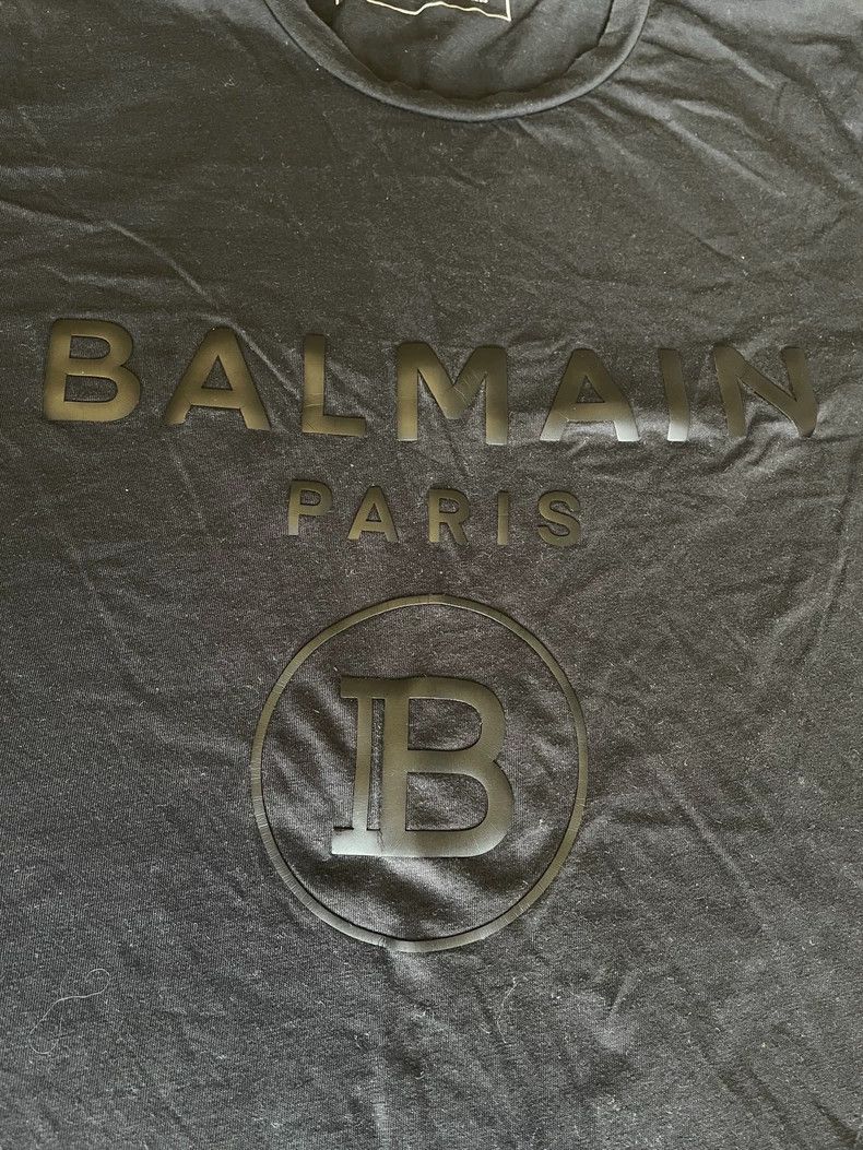 Balmain Balmain Black Short Sleeve T-Shirt-yf Size US S / EU 44-46 / 1 - 2 Thumbnail