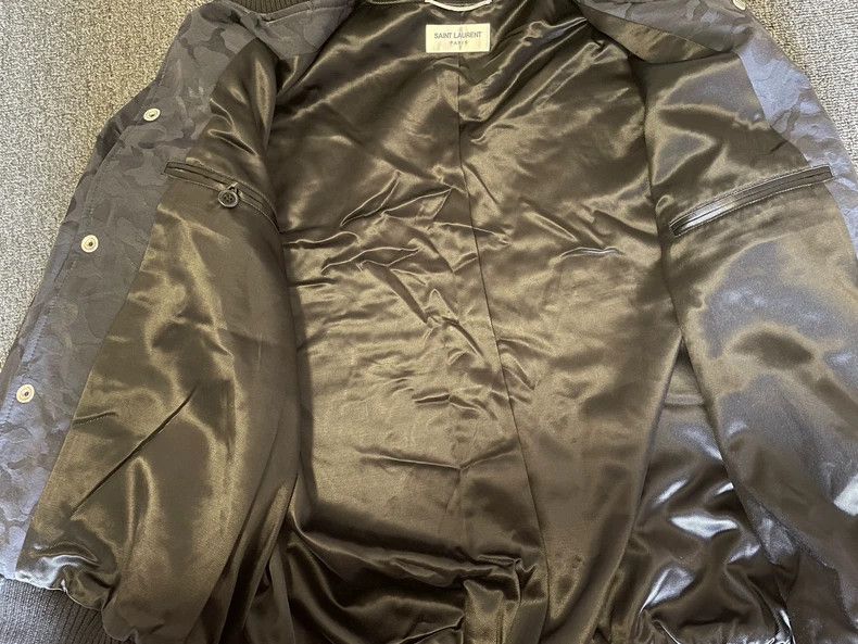 Saint Laurent Paris Saint Laurent Camouflage Bomber Jacket-yf Size US L / EU 52-54 / 3 - 6 Thumbnail
