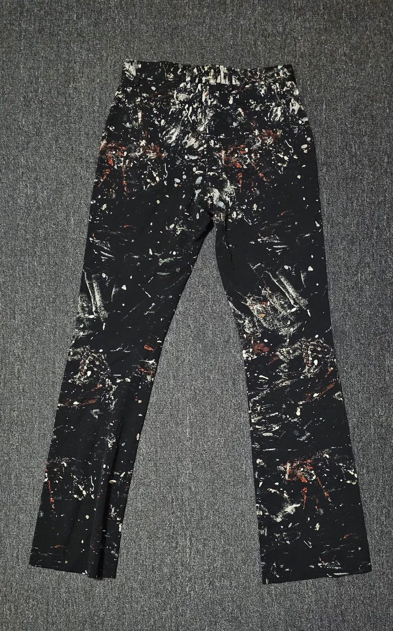 Amiri Amiri Graffiti Wool Wide-Leg Pants-yf Size US 36 / EU 52 - 4 Thumbnail