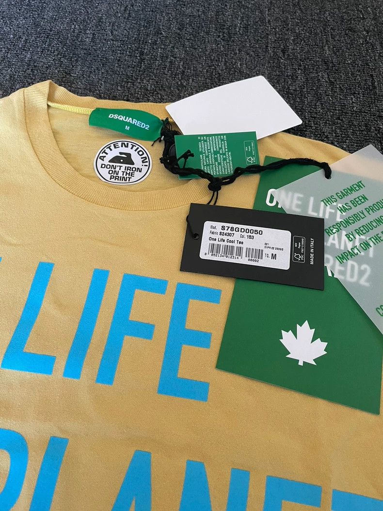 Dsquared2 DSquared2 One Life One Planet T-shirt-yf Size US M / EU 48-50 / 2 - 2 Thumbnail