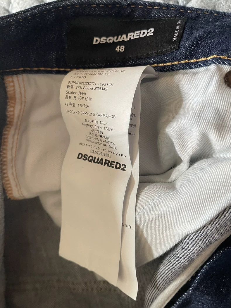 Dsquared2 DSquared2 Skater Fit Denim Jeans-yf Size US 36 / EU 52 - 5 Thumbnail