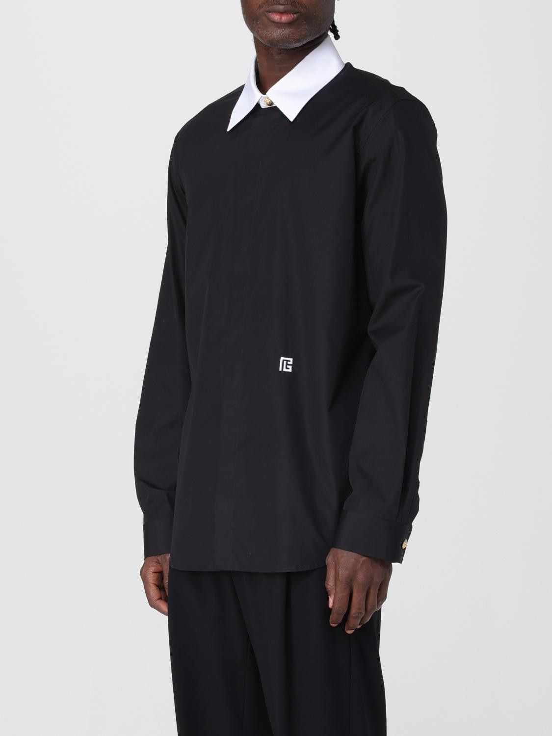 Balmain Balmain Shirt Men Black Size US L / EU 52-54 / 3 - 4 Thumbnail