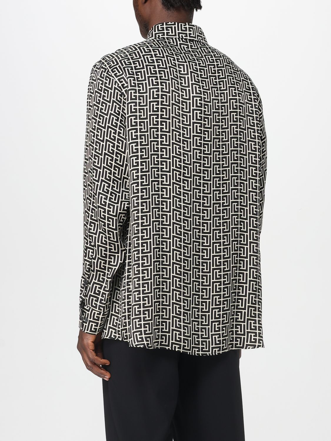 Balmain Balmain Shirt Men Beige Size US L / EU 52-54 / 3 - 3 Thumbnail