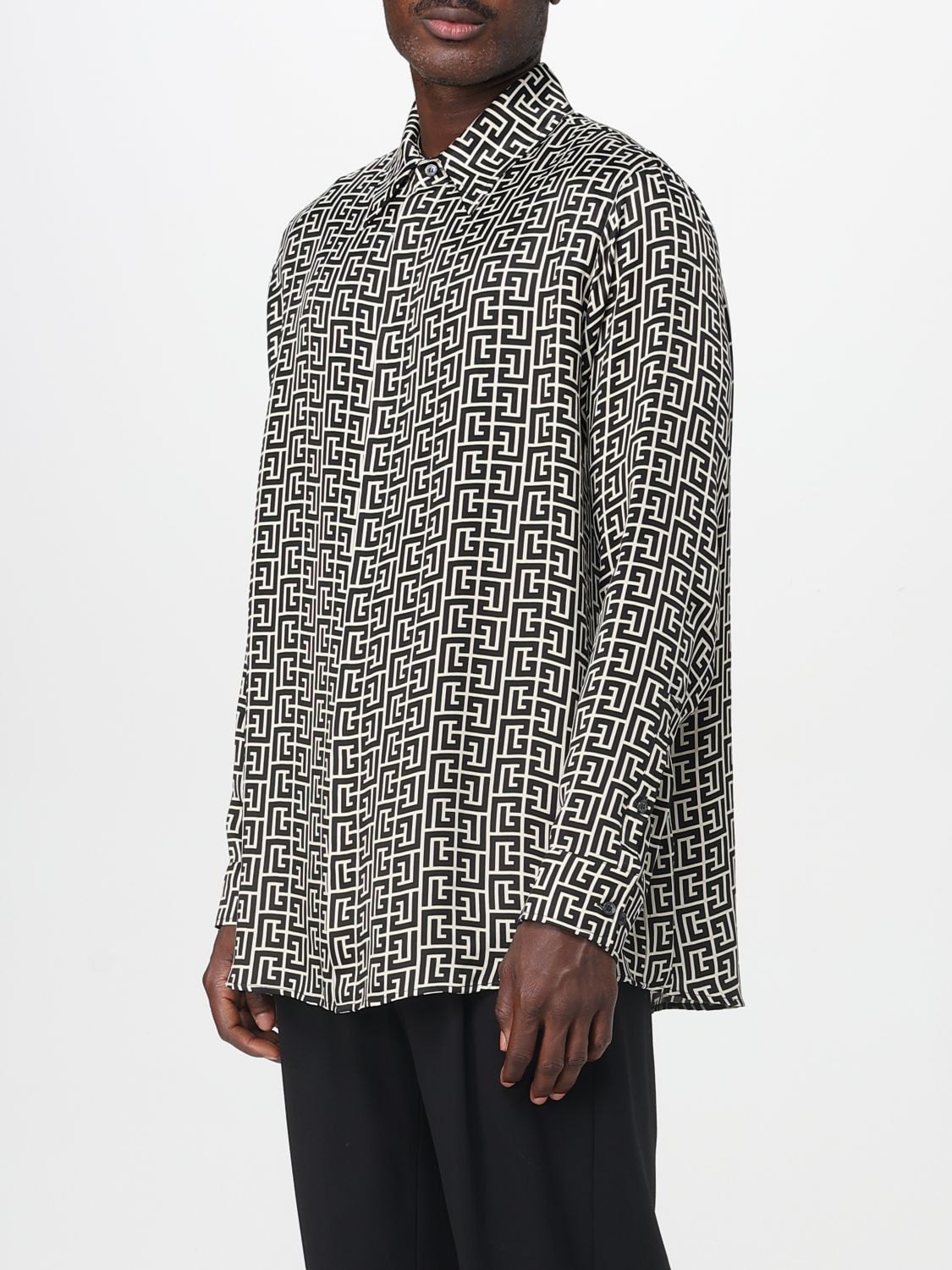 Balmain Balmain Shirt Men Beige Size US L / EU 52-54 / 3 - 4 Thumbnail