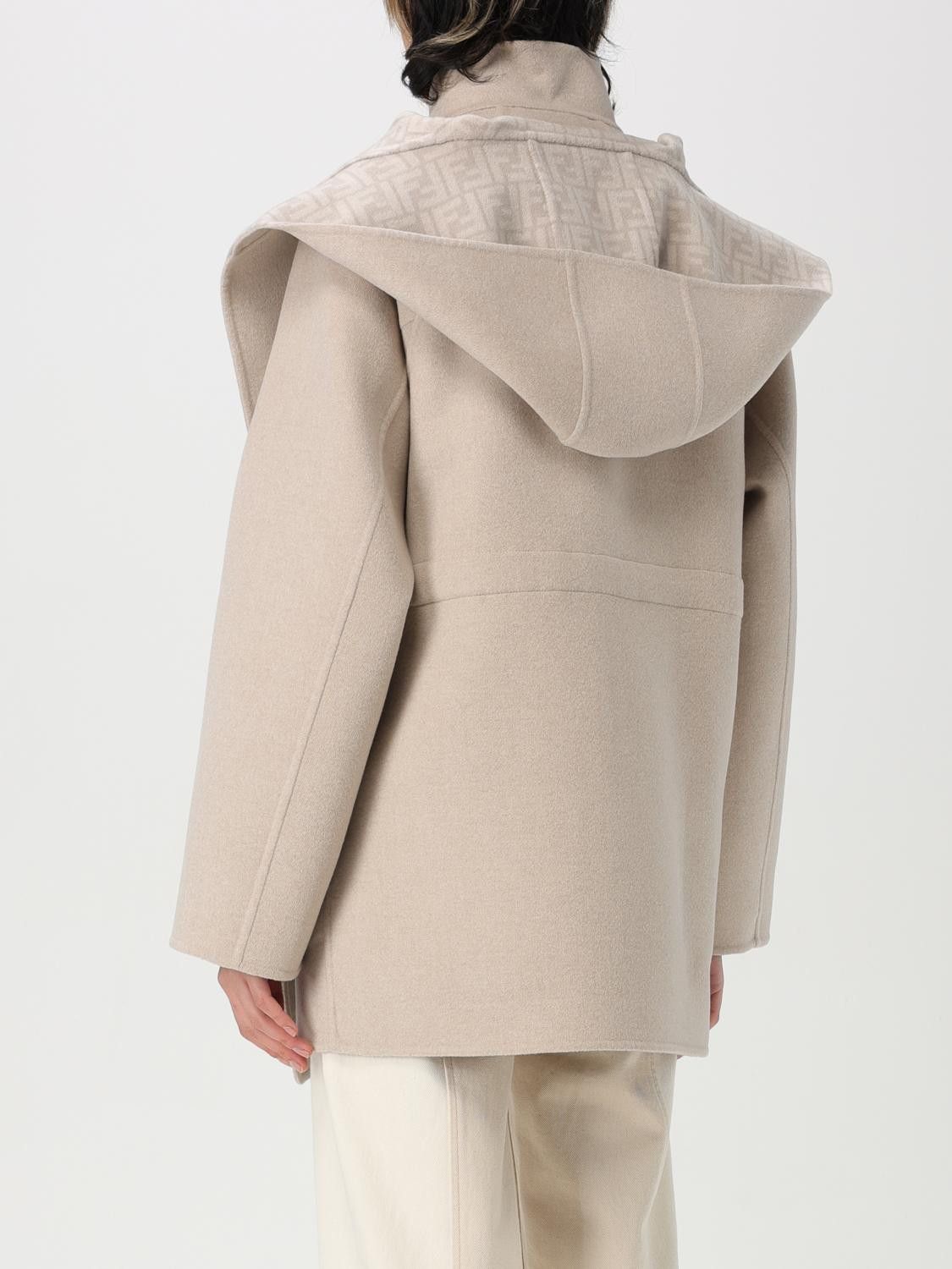 Fendi Fendi Jacket Woman Beige Size S / US 4 / IT 40 - 3 Thumbnail