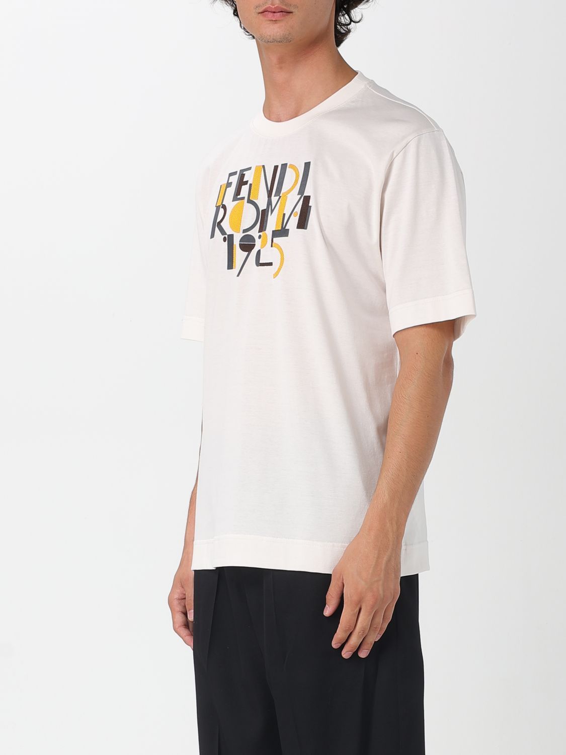 Fendi Fendi T-Shirt Men White Size US M / EU 48-50 / 2 - 4 Thumbnail