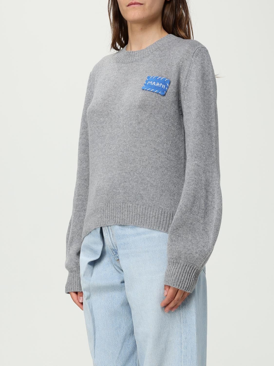 Marni Marni Sweater Woman Silver Size XS / US 0-2 / IT 36-38 - 4 Thumbnail