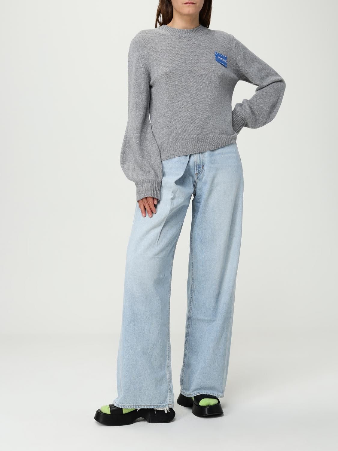 Marni Marni Sweater Woman Silver Size XS / US 0-2 / IT 36-38 - 2 Thumbnail