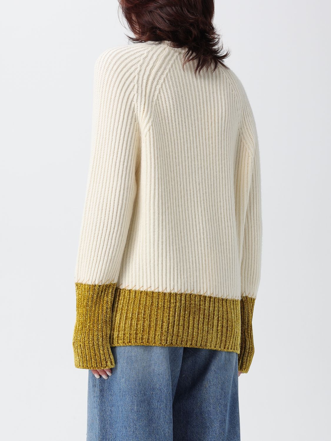 Marni Marni Sweater Woman Pearl Size M / US 6-8 / IT 42-44 - 3 Thumbnail