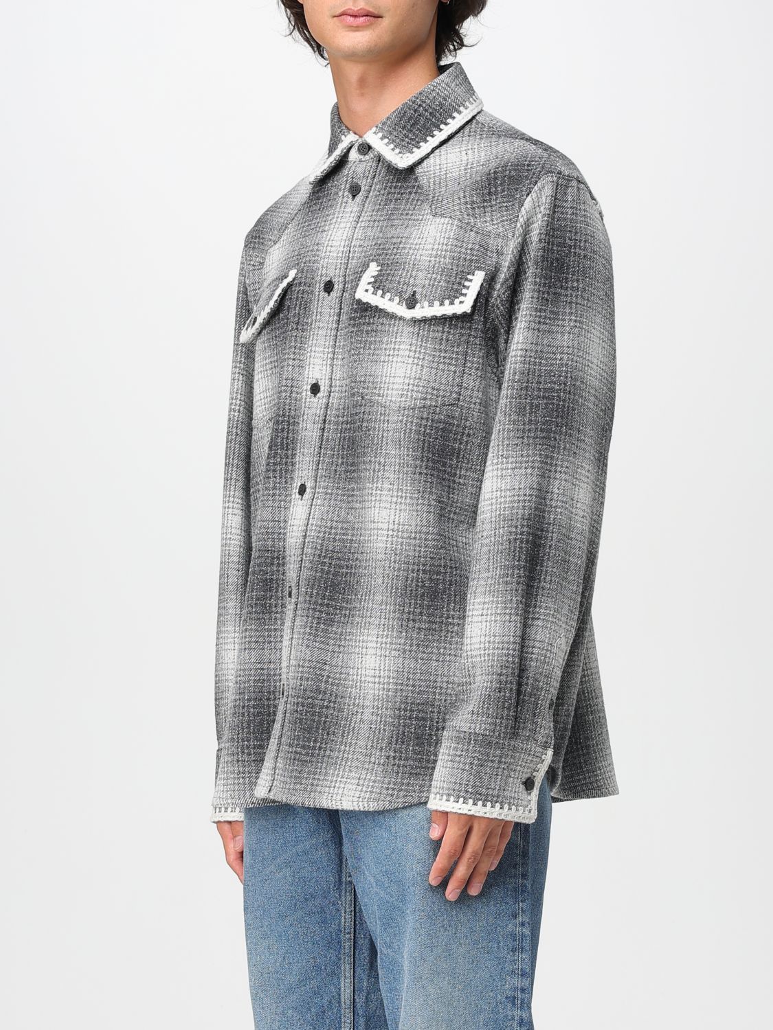 Golden Goose Golden Goose Shirt Men Grey Size US L / EU 52-54 / 3 - 4 Thumbnail