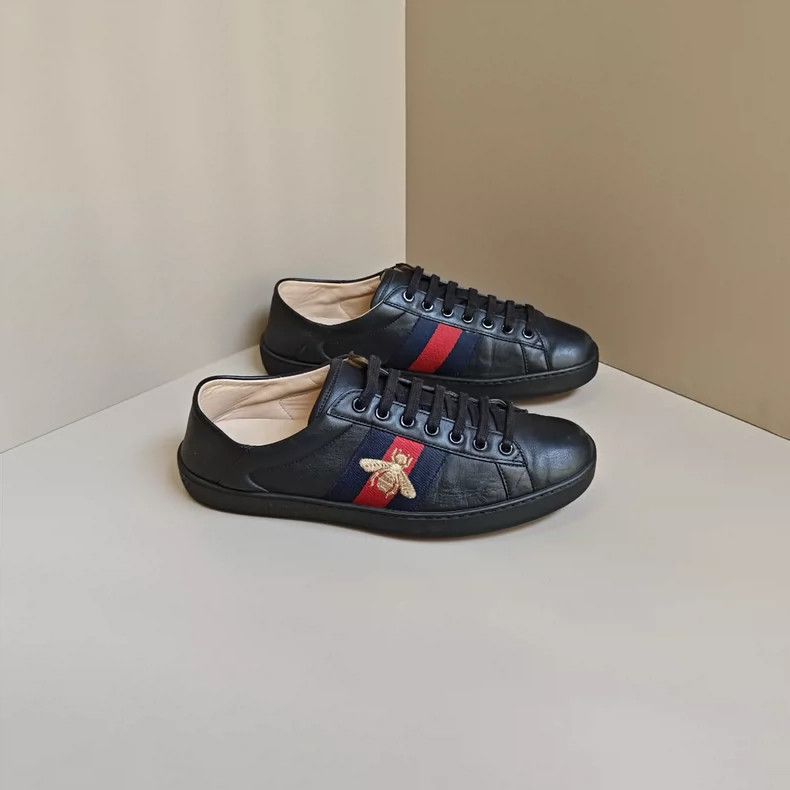 Gucci Gucci Bee Fashion Low-Top Sneakers - dmc Size US 6.5 / EU 39-40 - 5 Thumbnail