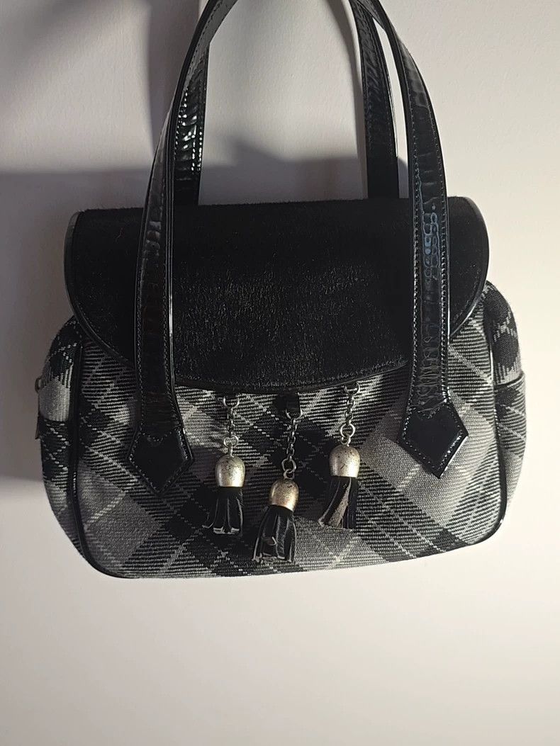 Vivienne Westwood Vivienne Westwood Plaid Horsehair Handbag - dmc Size ONE SIZE - 6 Thumbnail