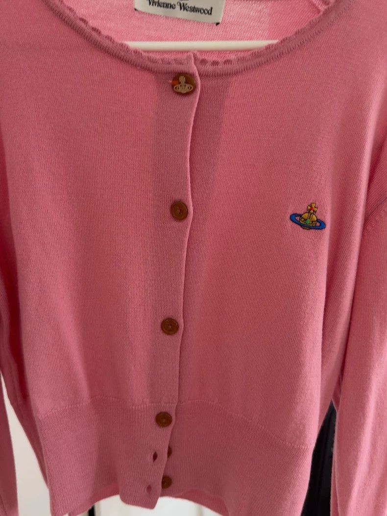 Vivienne Westwood Vivienne Westwood Pink Wool Cardigan - dmc Size US M / EU 48-50 / 2 - 3 Thumbnail