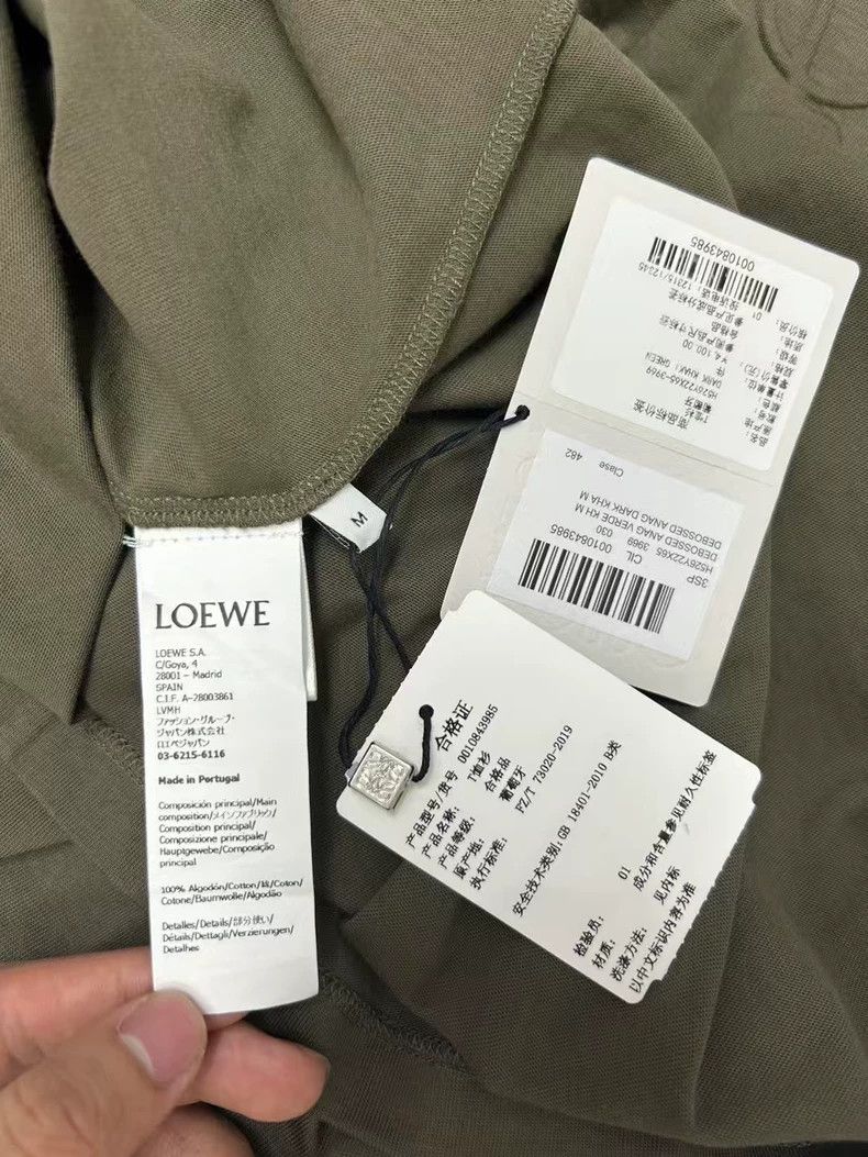 Loewe Loewe Embroidered Logo Short Sleeve Tee - dmc Size US M / EU 48-50 / 2 - 4 Thumbnail