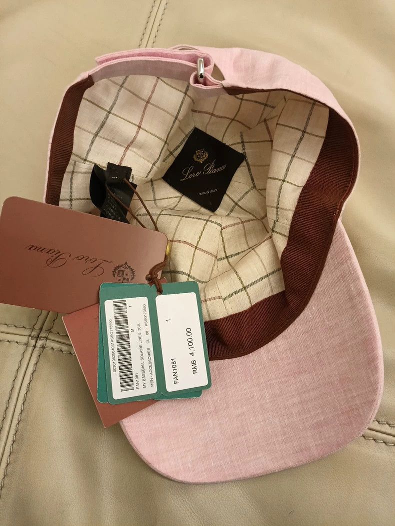 Loro Piana Loro Piana Pink Baseball Cap - dmc Size ONE SIZE - 2 Thumbnail
