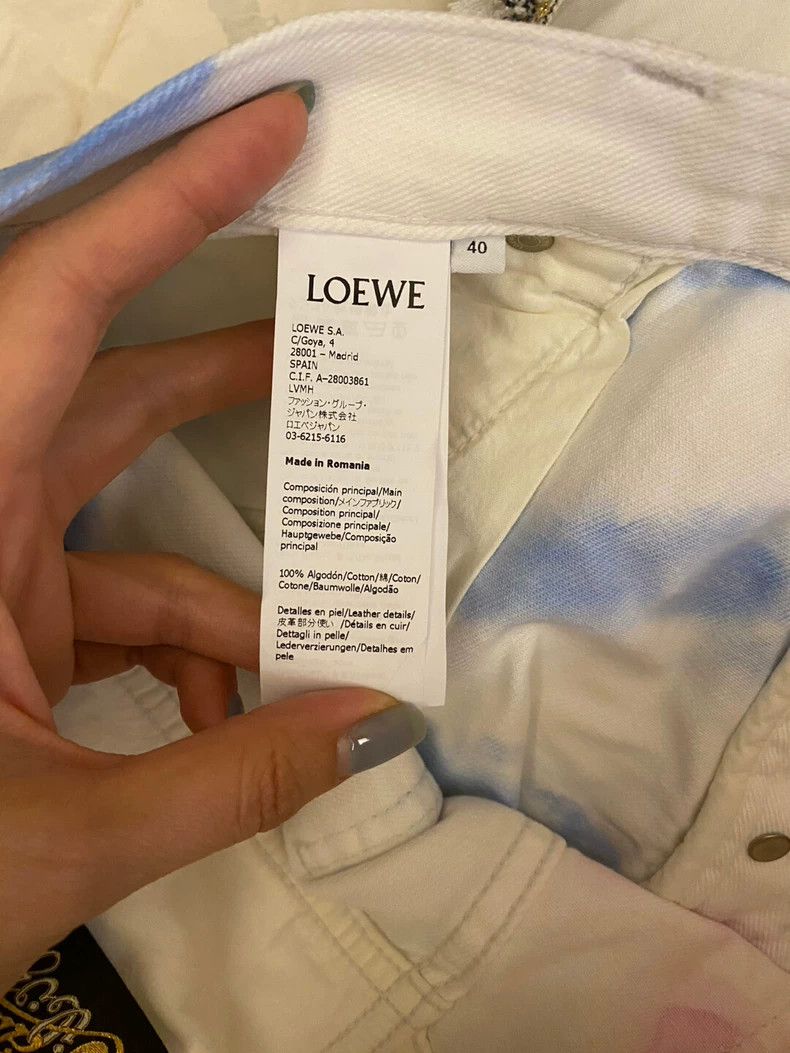 Loewe Loewe Tie-Dye Denim Shorts - dmc Size US 31 - 7 Thumbnail