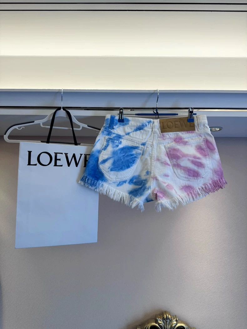 Loewe Loewe Tie-Dye Denim Shorts - dmc Size US 31 - 8 Thumbnail