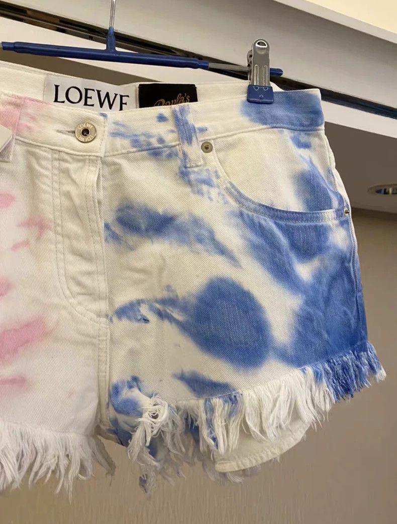 Loewe Loewe Tie-Dye Denim Shorts - dmc Size US 31 - 6 Thumbnail