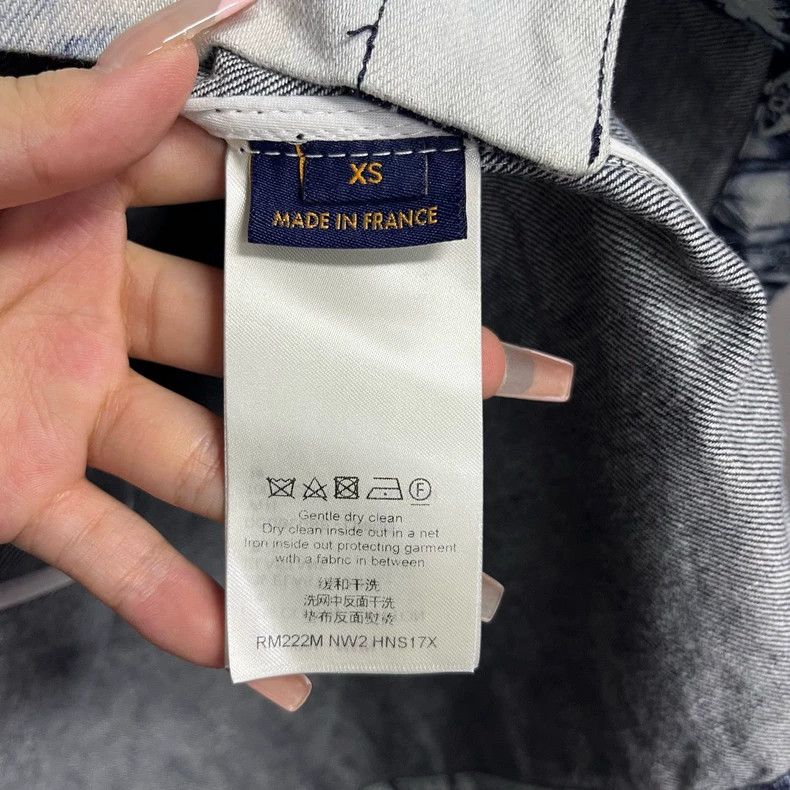 Louis Vuitton Louis Vuitton Denim Tie-Dye Logo Shirt - dmc Size US XS / EU 42 / 0 - 5 Thumbnail