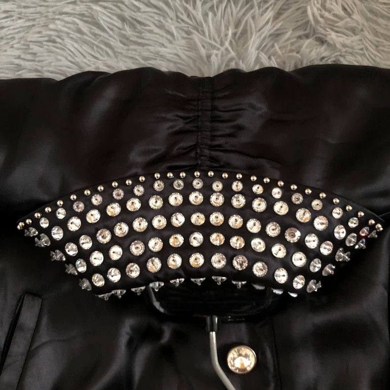 Miu Miu Miu Miu Collar Rhinestone Jacket - dmc Size US S / EU 44-46 / 1 - 4 Thumbnail