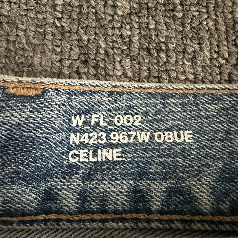 Celine Celine Washed Blue Flared Denim Jeans - dmc Size US 28 / EU 44 - 2 Thumbnail