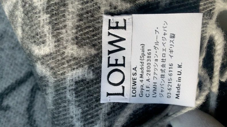 Loewe Loewe Anagram Checkerboard Scarf - dmc Size ONE SIZE - 8 Thumbnail